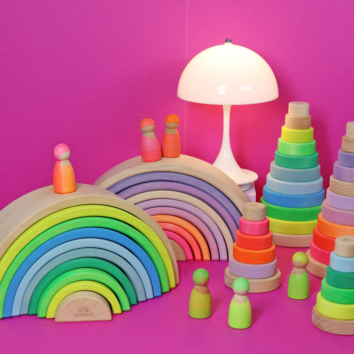 Regenbogen Neongrün
