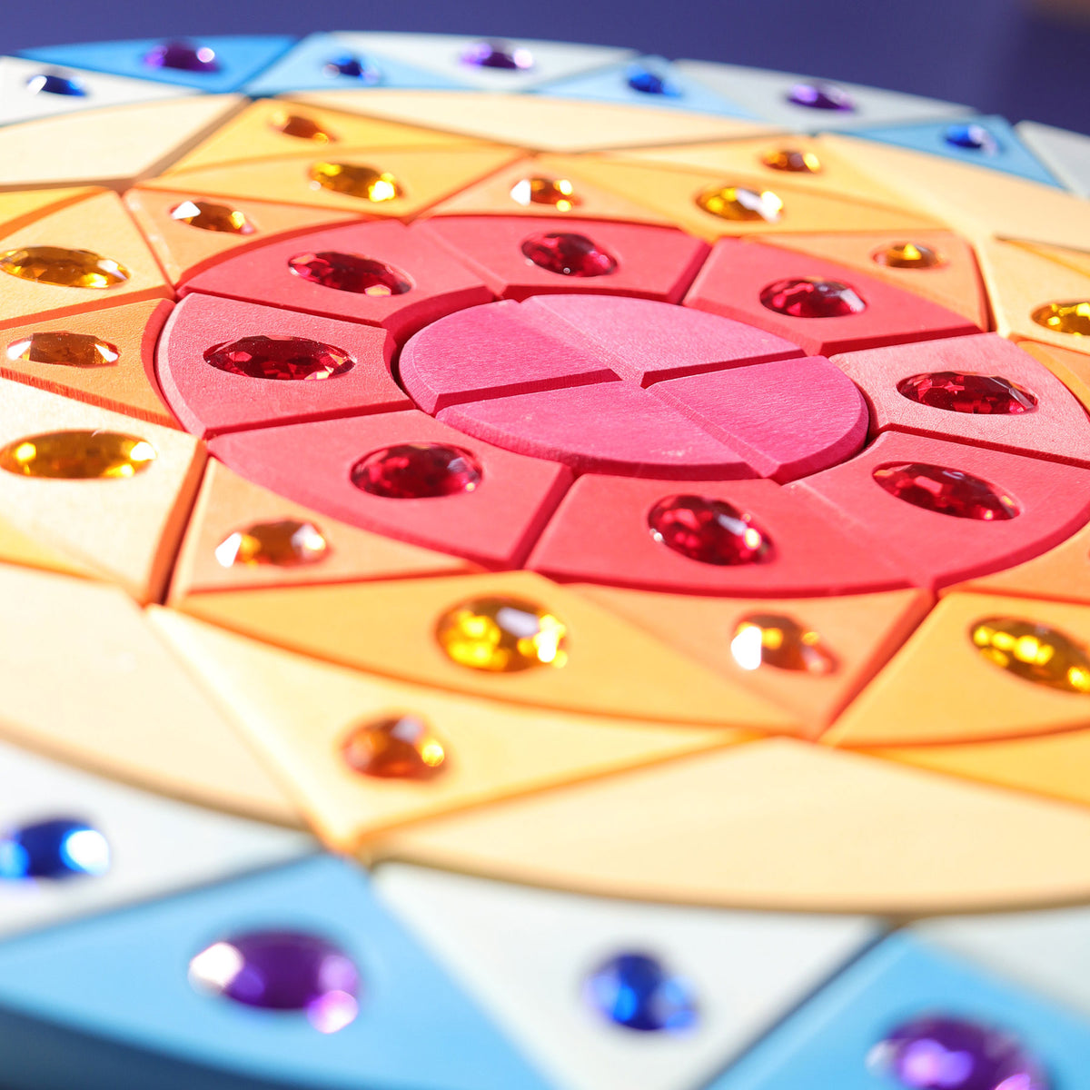 Glitzermandala Sonne