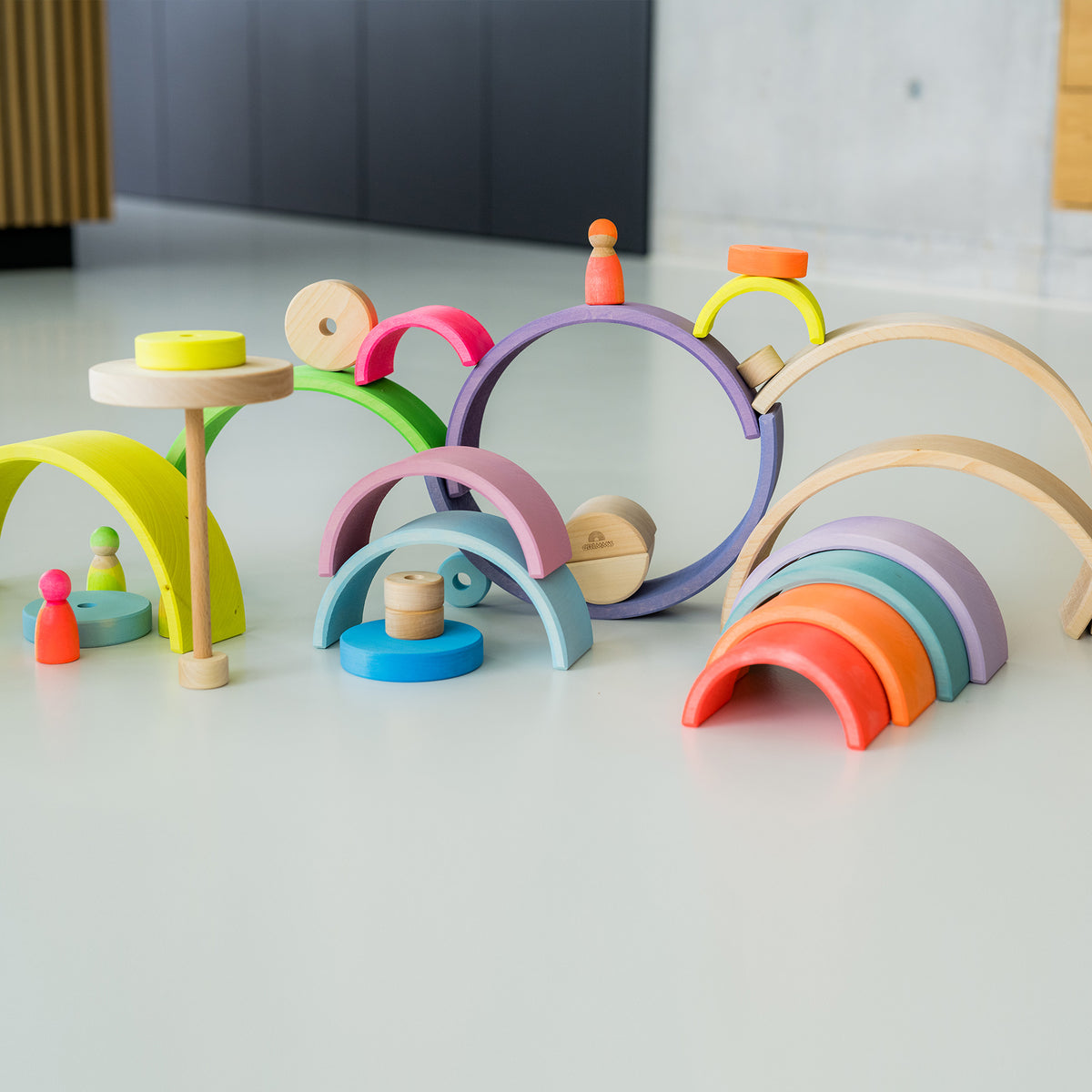 Regenbogen Neongrün