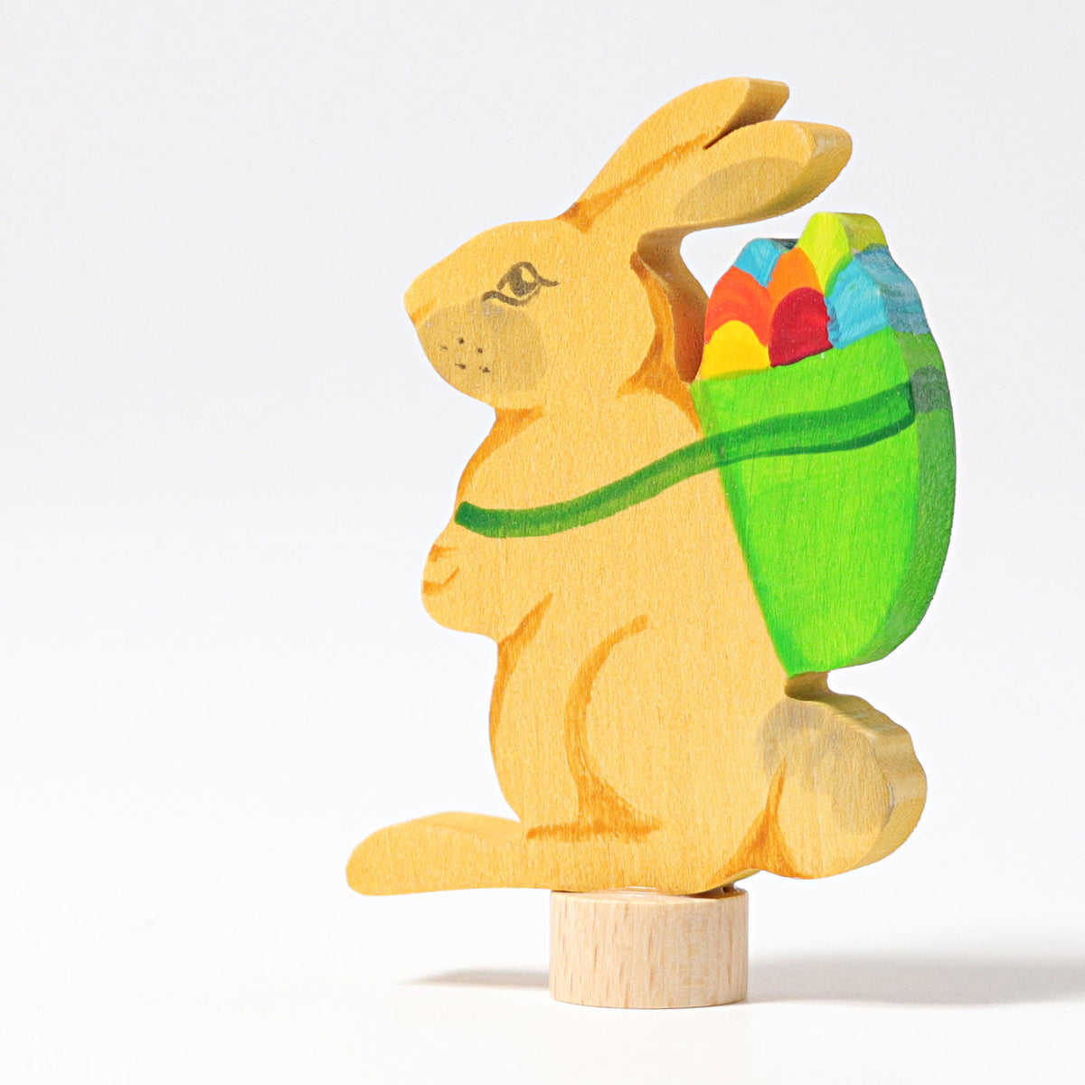Steckfigur Hase mit Korb