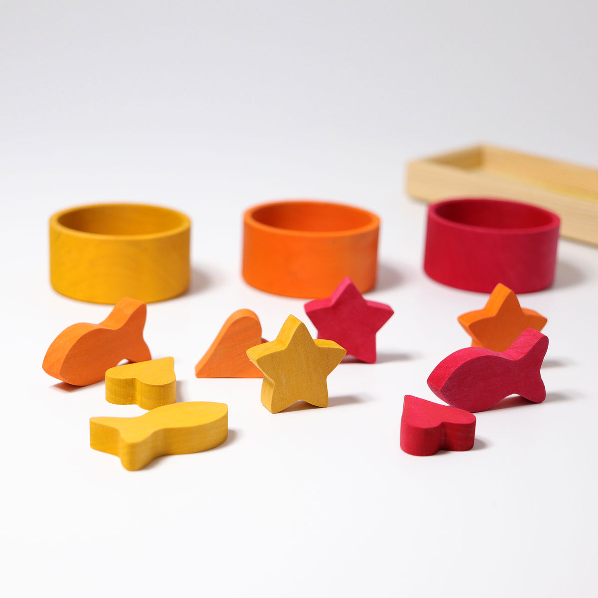 Sortierspiel Regenbogenschälchen